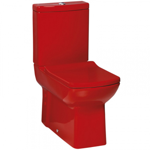 Сиденье для унитаза Creavit Lara KC1603.01.1100E Красное с микролифтом фото 2