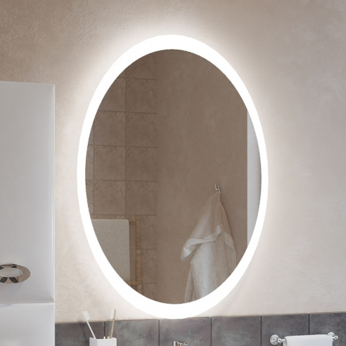 Зеркало Marka One Ovale Art 65 Light с подсветкой фото 2