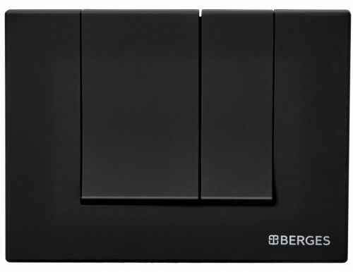 Комплект унитаза с инсталляцией Berges Wasserhaus Floe Rimless 043230 с сиденьем Микролифт и Черной клавишей смыва фото 6