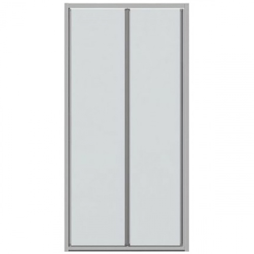 Душевая дверь Bravat Line 100 BD100.4121A профиль Хром стекло прозрачное