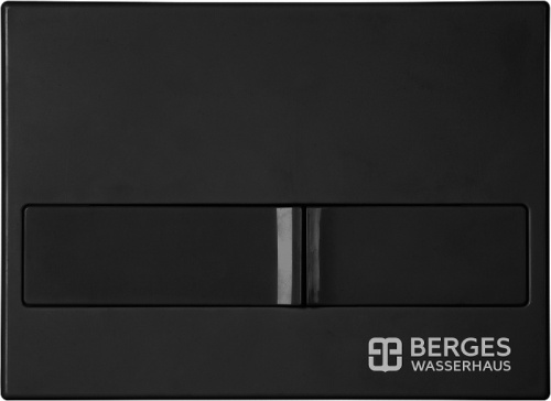 Комплект унитаза BelBagno Senso-R BB017CHR+BB870SC с инсталляцией Berges Wasserhaus Novum L5 040215 с сиденьем Микролифт и Черной матовой клавишей смыва фото 7