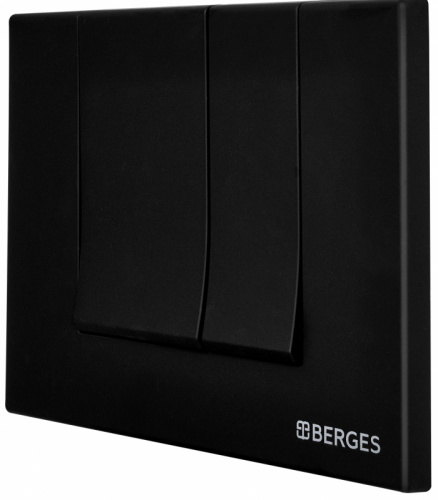 Комплект унитаза с инсталляцией Berges Wasserhaus Floe Rimless 043230 с сиденьем Микролифт и Черной клавишей смыва фото 8