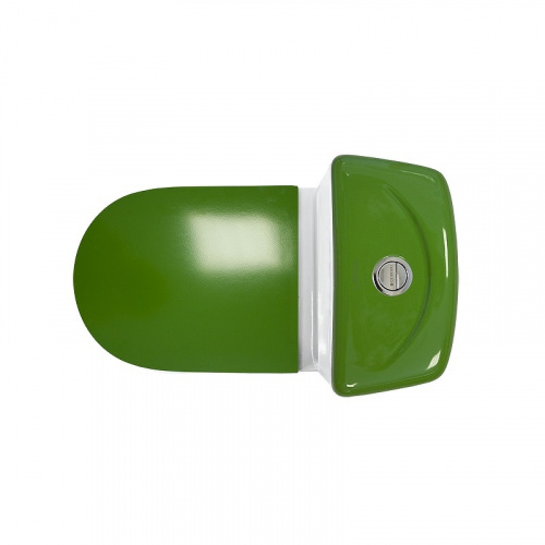 Унитаз-компакт Sanita Luxe Best Color Green SL DM BSTSLCC09130522 с бачком и сиденьем Микролифт фото 5
