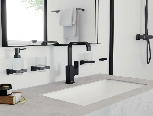 Смеситель для раковины Hansgrohe Metropol 32511670 Черный матовый фото 2