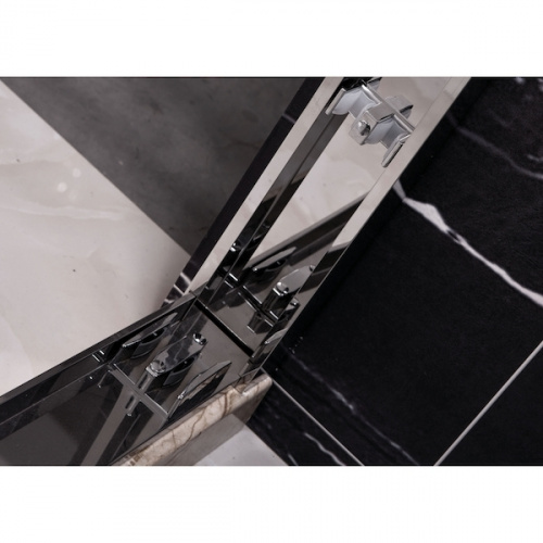 Душевой уголок Royal Bath RB-L-2011-1200-8R 120х80 без поддона профиль Хром стекло прозрачное фото 2