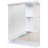 Зеркальный шкаф Onika Виола 60.01 L 206003 с подсветкой Белое