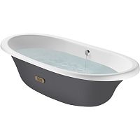 Чугунная ванна Roca Newcast Grey 170x85 233650000 с антискользящим покрытием