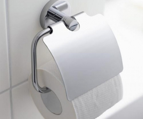 Держатель туалетной бумаги Grohe Essentials 40367001 с крышкой Хром фото 2