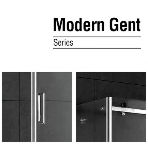Душевой уголок Gemy Modern Gent S25191C-A6-80 120х80 профиль Хром стекло прозрачное фото 3