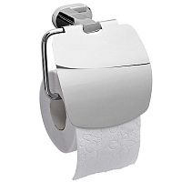 Держатель туалетной бумаги Raiber R50109 с крышкой Хром