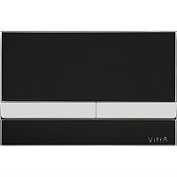Клавиша смыва Vitra Select 740-1101 Черный Глянец Хром