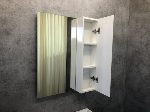 Зеркальный шкаф Comforty Неаполь 65 00004148728 Белый глянец фото 9