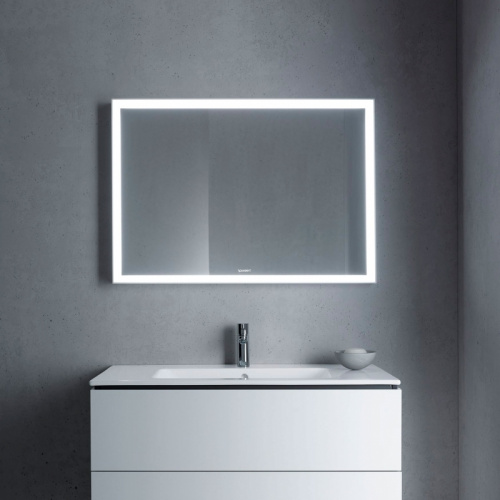 Зеркало Duravit L-Cube 100 LC738200000 с подсветкой Белое фото 3