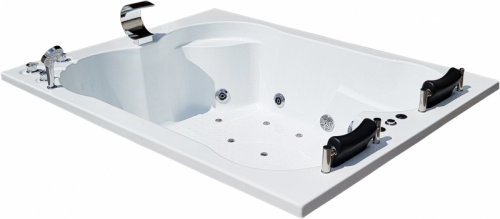 Акриловая ванна Royal Bath Hardon De Luxe 200х150 RB083100DL с гидромассажем фото 2