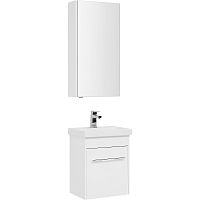 Комплект мебели для ванной Aquanet Августа 50 254067 подвесной Белый