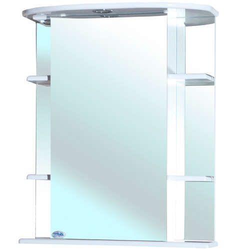 Зеркальный шкаф Bellezza Магнолия 55 R 4612708001010 с подсветкой Белый