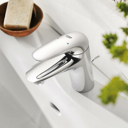 Смеситель для раковины Grohe Eurostyle 23709003 Хром фото 2