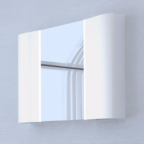Зеркальный шкаф Акватон Ондина 100 1A176102OD010 с подсветкой Белый фото 3