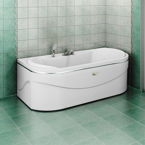Акриловая ванна Radomir Титан Лонг 200x100 1-01-0-0-1-040 Белая без гидромассажа фото 2