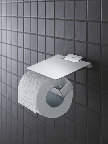 Держатель туалетной бумаги Grohe Selection Cube 40781000 Хром фото 2