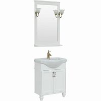 Комплект мебели для ванной Aquanet Валенса New Классик 65 273544 подвесной Белый матовый