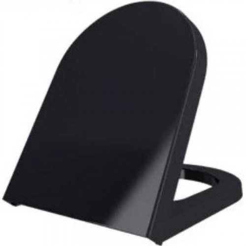 Сиденье для унитаза Bocchi Taormina A0300-005 Черное глянцевое с микролифтом