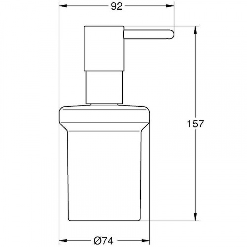 Дозатор для жидкого мыла Grohe Essentials 40394001 Хром фото 3