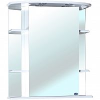 Зеркальный шкаф Bellezza Магнолия 55 L 4612708002017 с подсветкой Белый