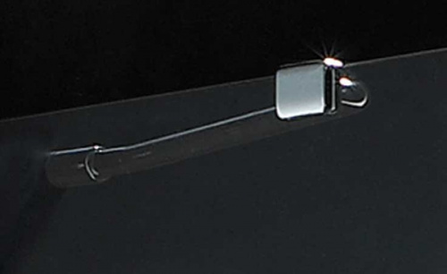 Душевой уголок Cezares ELENA-W-AH-2-120/100-P-Cr-R профиль Хром стекло рифленое фото 4