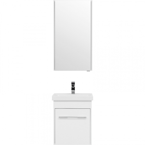 Комплект мебели для ванной Aquanet Августа 50 254067 подвесной Белый фото 3