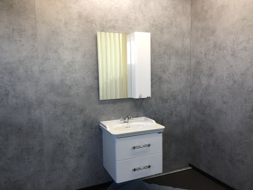 Зеркальный шкаф Comforty Неаполь 65 00004148728 Белый глянец фото 6
