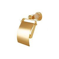 Держатель туалетной бумаги Boheme Murano 10901-W-G с крышкой Золото