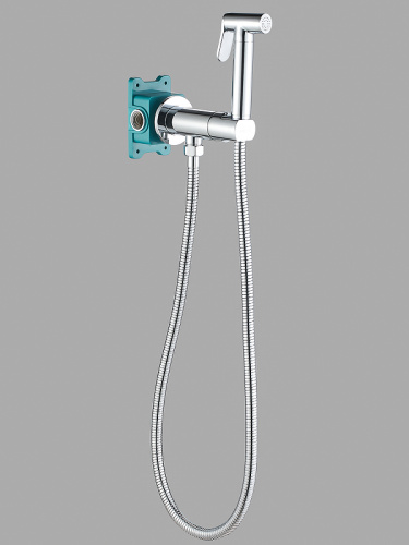 Гигиенический душ со смесителем ALMAes Agata AL-877-01 Хром фото 9