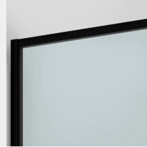Душевая перегородка WasserKRAFT Glan 90 66W39 профиль черный стекло прозрачное фото 3