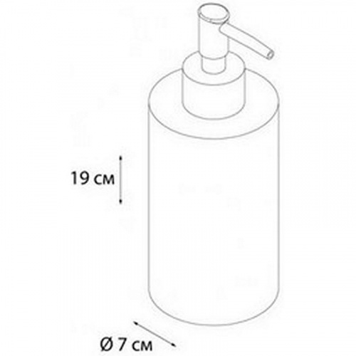 Дозатор жидкого мыла Fixsen Agat FX-220-1 Розовый Белый фото 2