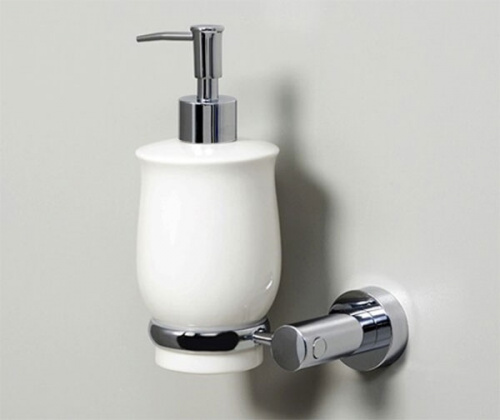 Дозатор для жидкого мыла WasserKRAFT K-24299 Хром Белый фото 2