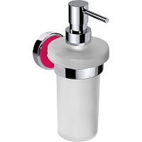 Дозатор для жидкого мыла Bemeta Trend-i 104109018f Хром Розовый