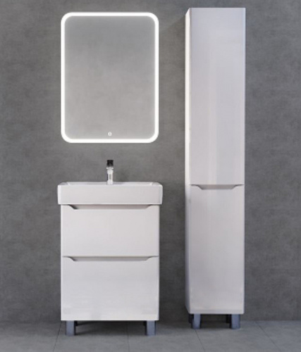 Зеркальный шкаф Jorno Briz 50 Bri.03.50/W с подсветкой с сенсорным выключателем фото 4