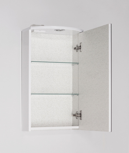 Зеркальный шкаф Style Line Эко стандарт Альтаир 40 С с подсветкой Белый фото 8