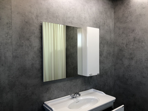 Зеркало со шкафом Comforty Неаполь 100 00004139023 Белое фото 2