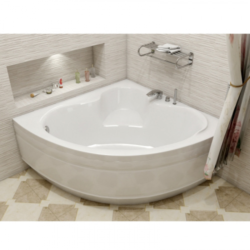 Акриловая ванна Relisan Polina 120x120 Белая фото 4