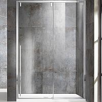 Душевая дверь Vincea Lugano 150х195 VDS-1L150CL-1 профиль Хром стекло прозрачное