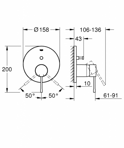 Смеситель для душа Grohe Essence New 24058001 Хром фото 5