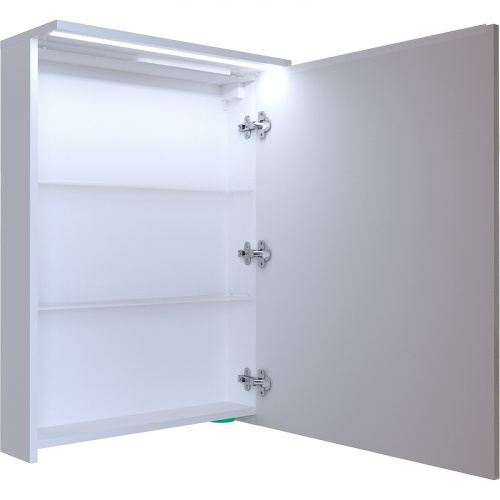 Зеркальный шкаф 1MarKa Соната 60 Ц0000007617 с подсветкой Белый глянец фото 2