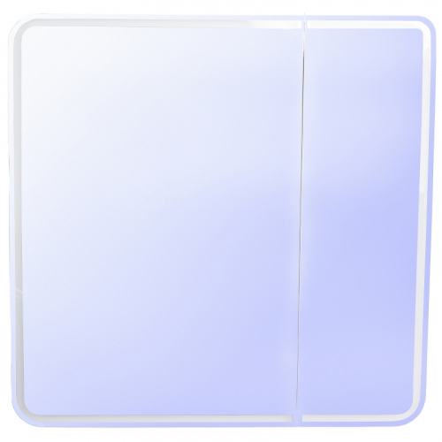 Зеркальный шкаф Style Line Каре 80 СС-00002276 с подсветкой и сенсором Белый фото 2