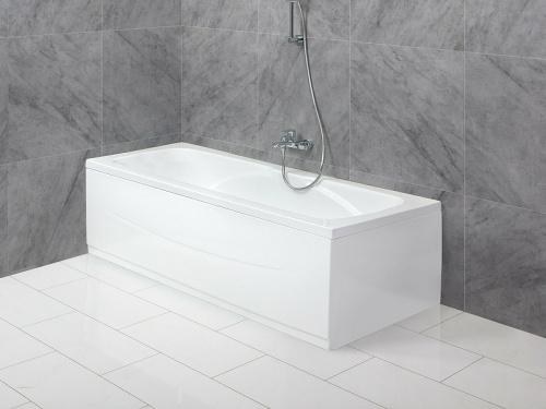 Фронтальная панель для ванны BelBagno BB-180-SCR Белая фото 3