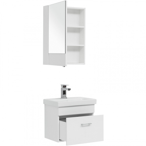 Комплект мебели для ванной Aquanet Нота 50 254063 Белый фото 2