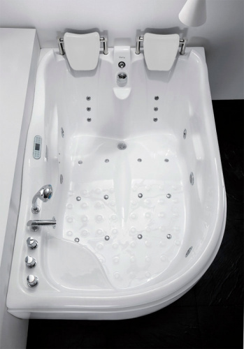 Акриловая ванна Gemy G9083 K 180х121 R с гидромассажем фото 3