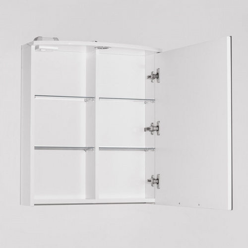 Зеркальный шкаф Style Line Жасмин 2 60 С Люкс с подсветкой Белый глянец фото 2