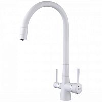 Смеситель для кухни Lemark Comfort LM3075W Белый